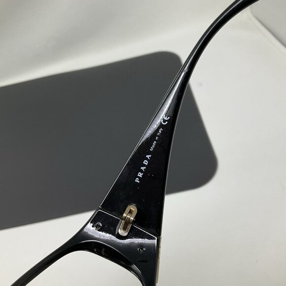 Prada Sunglasses SPR 07G 1AB-1A1 Black 61-15-120 No Lenses Light Scratches main image 8